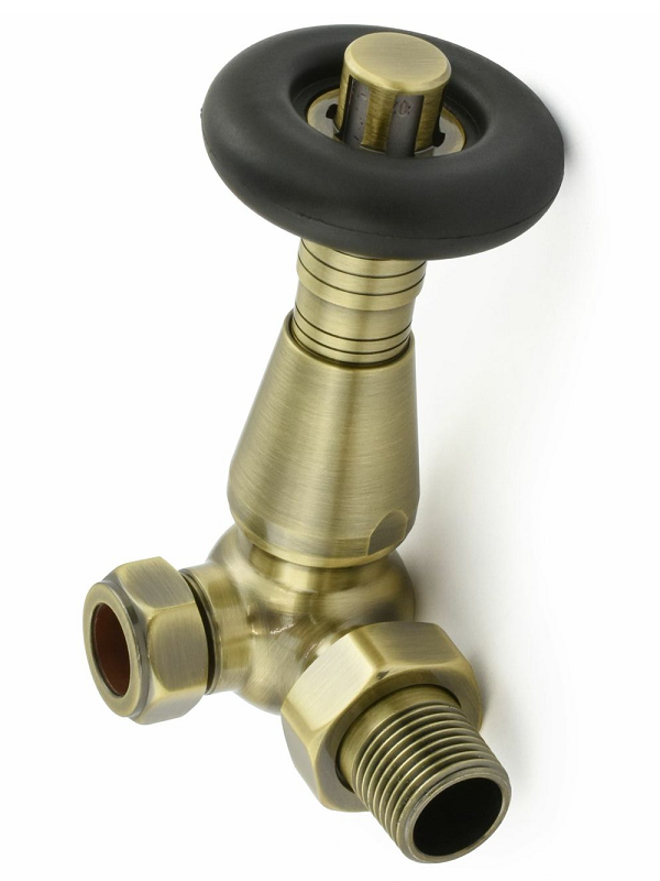 Lambeth Corner TRV Set - Unlacquered Brass